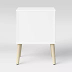 Comodino per Bambini con Ripiano Aperto Bianco – 1 Persona