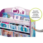 Disney Frozen 2: Scaffale portagiochi e libri per bambini Deluxe - Delta Children: Contenitore per bambini, MDF, Scaffali aperti, Rosso