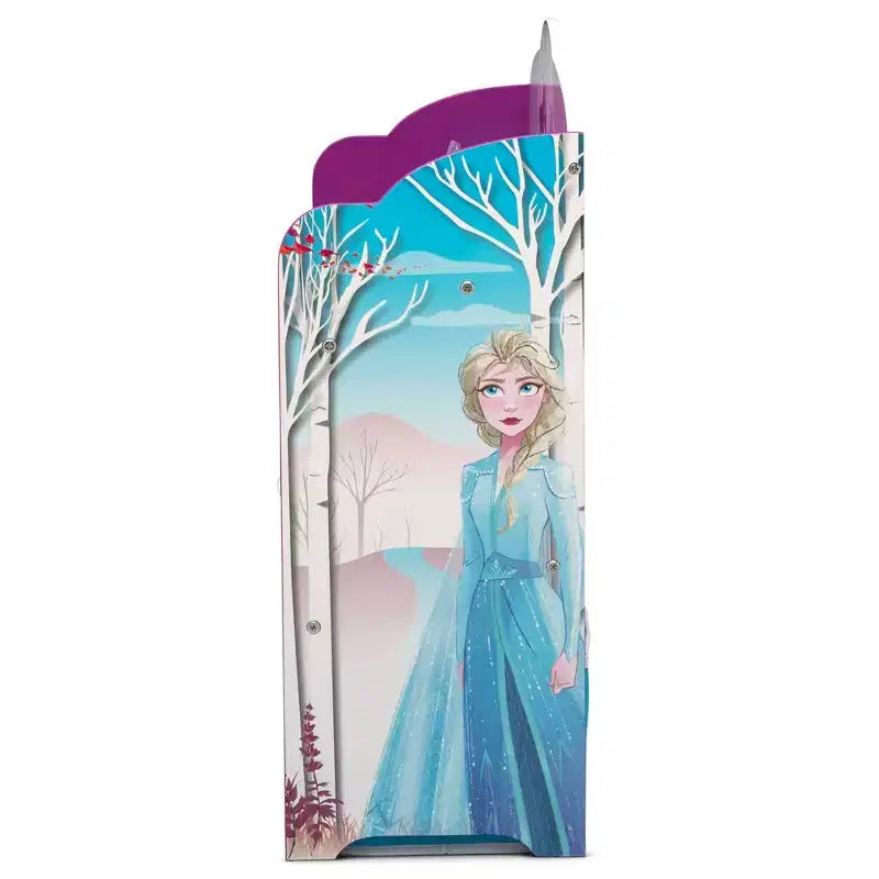 Disney Frozen 2: Scaffale portagiochi e libri per bambini Deluxe - Delta Children: Contenitore per bambini, MDF, Scaffali aperti, Rosso
