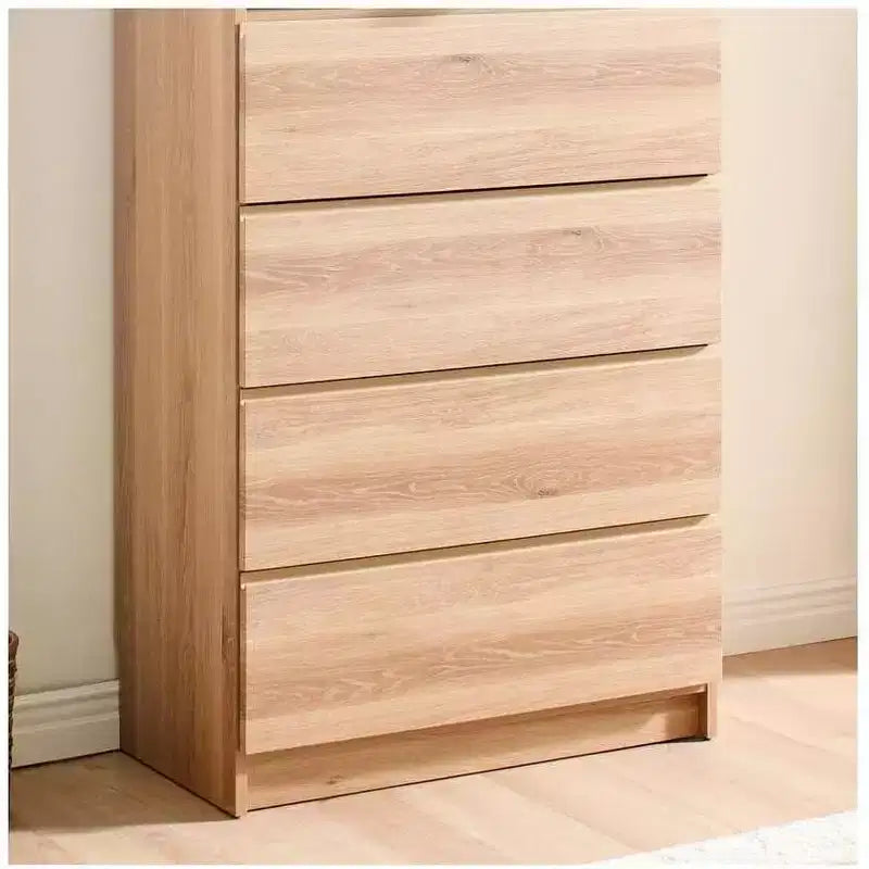 Cabina Armadio Grigio Legno con Ripiani e Cassetti, 1 Persona