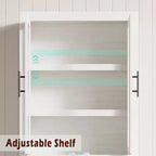 Mobiletto in legno a 4 ante stile "Frame" marrone per 1