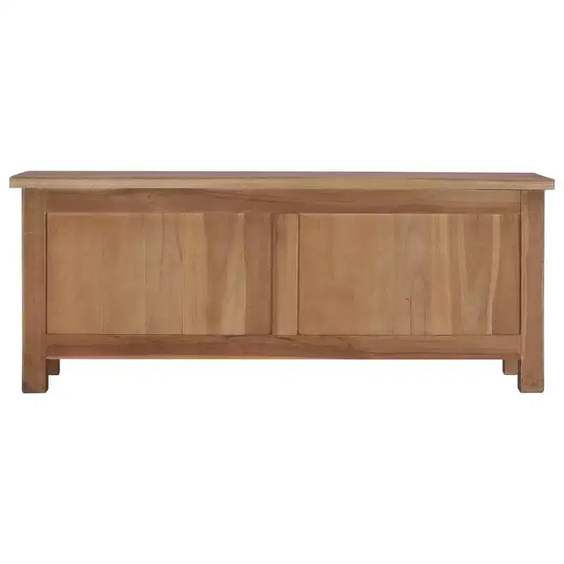 Mobile TV in teak naturale, marrone, 2 ante, per TV fino a 30"