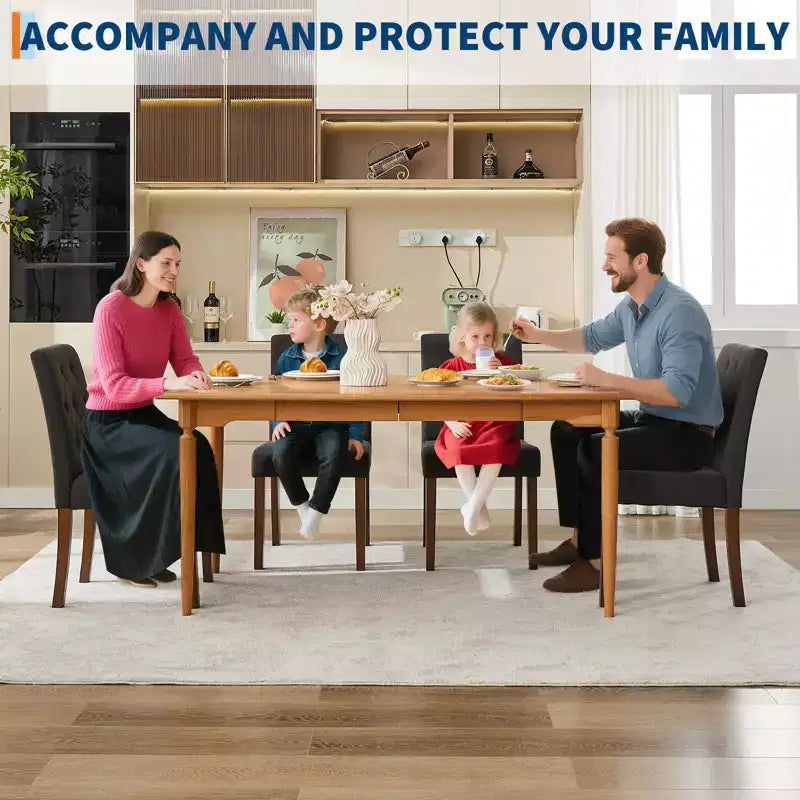 Sedia da pranzo Parsons imbottita in lino, set da 2 (beige / nero / blu / grigio), 1 posto