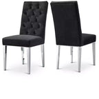 Meridian Furniture,Juno Velvet Dining Chair, Set of 2