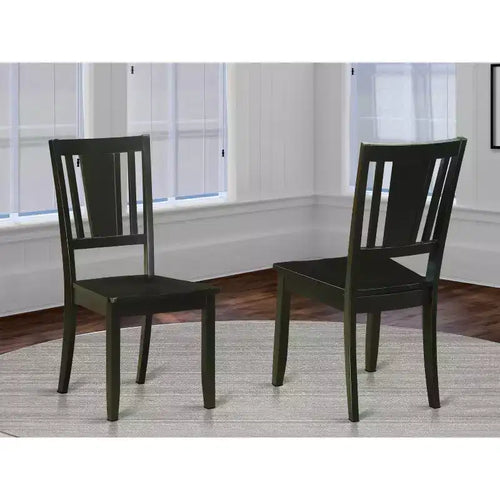 Homestock Hollywood Regency Dining Chair, Slatted Back And Wooden Seat