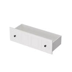 Mobile credenza con vetrine espositivo bianco