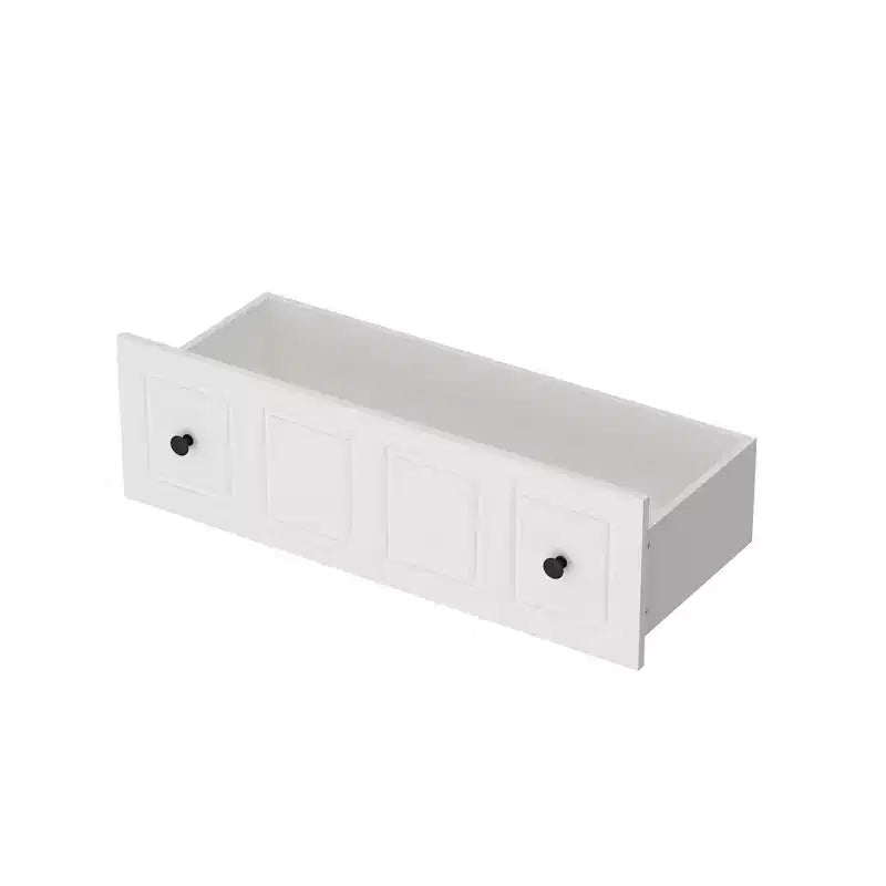 Mobile credenza con vetrine espositivo bianco