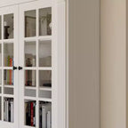 Mobile credenza con vetrine espositivo bianco