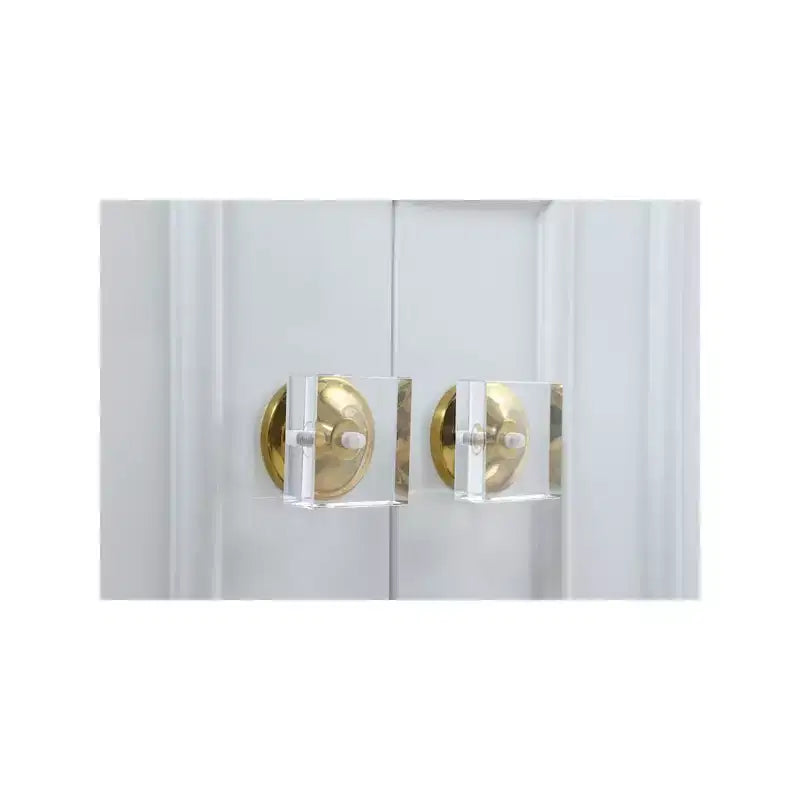 Tavolino laterale rettangolare laccato bianco/blu navy e oro, 1 pezzo