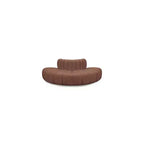 Meridian Furniture,Arc Cognac Vegan Leather Modular Sofa