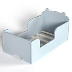Lettino a pavimento per bambini a forma di orso, Blu/Verde/Naturale/Rosa/Bianco, Singolo