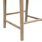 Set da pranzo da 3 pezzi in stile rustico Brown Farmhouse, altezza bancone, 2 posti a sedere