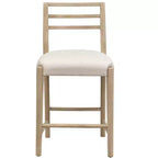 Set da pranzo da 3 pezzi in stile rustico Brown Farmhouse, altezza bancone, 2 posti a sedere