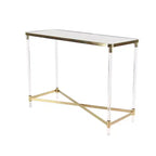 Consolle acrilico oro – Stile contemporaneo, singola