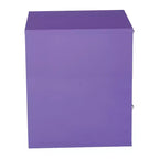 Classificatore in metallo a 3 cassetti, verde/viola, per 1 persona