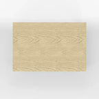 Set da pranzo in legno di gomma bianco/naturale, 2-4 posti a sedere